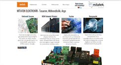 Desktop Screenshot of mitatek.com.tr