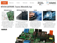 Tablet Screenshot of mitatek.com.tr